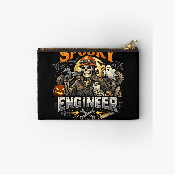 Item preview, Spooky Engineer Halloween Skeleton Engineer Funny Halloween Shirt designed and sold by BankshopTH.