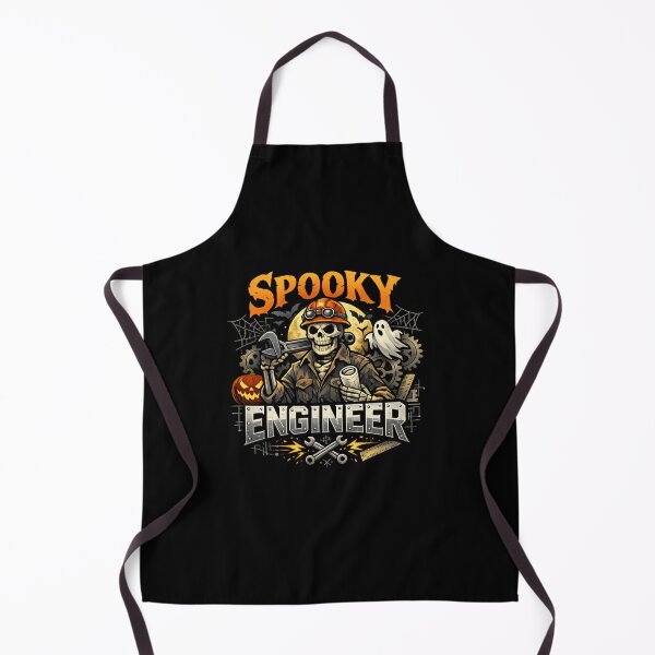 Item preview, Spooky Engineer Halloween Skeleton Engineer Funny Halloween Shirt designed and sold by BankshopTH.