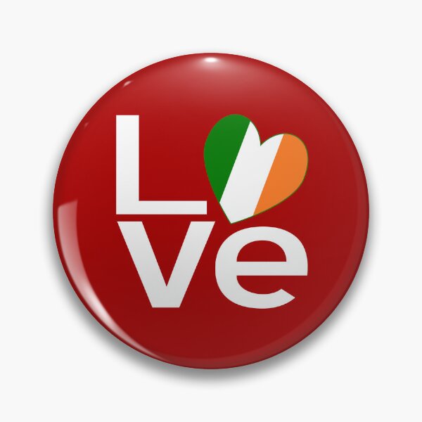 Item preview, Irish Flag LOVE Heart Design for Ireland Pride designed and sold by AuntieShoe.