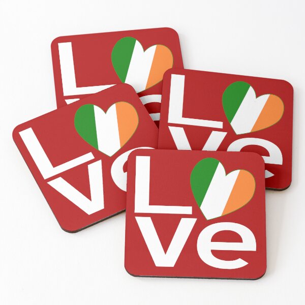 Item preview, Irish Flag LOVE Heart Design for Ireland Pride designed and sold by AuntieShoe.