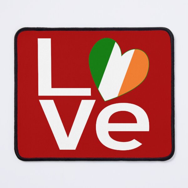 Item preview, Irish Flag LOVE Heart Design for Ireland Pride designed and sold by AuntieShoe.