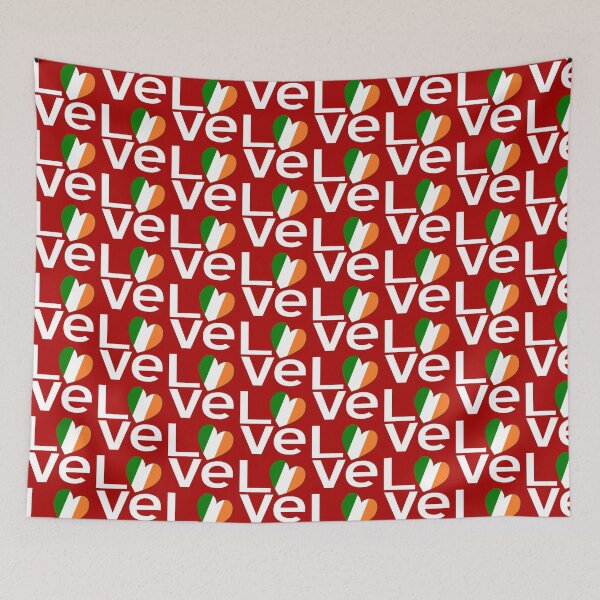 Item preview, Irish Flag LOVE Heart Design for Ireland Pride designed and sold by AuntieShoe.