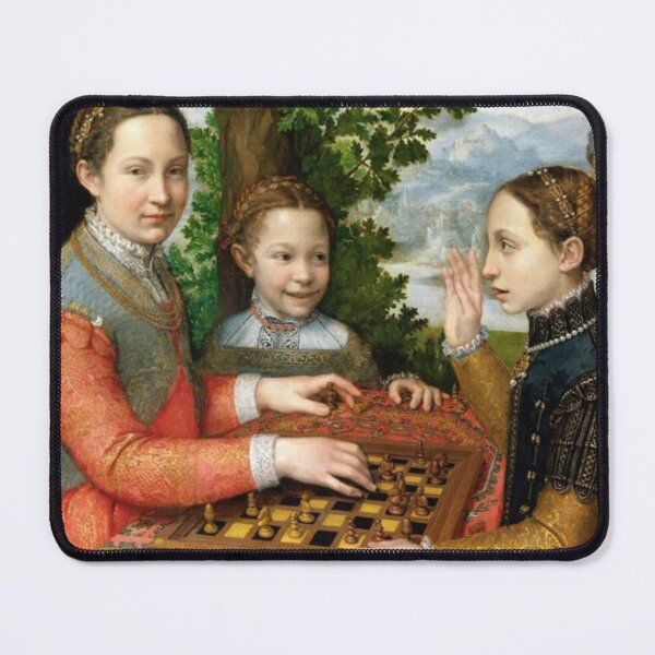 Item preview, Lucia, Minerva and Europa Anguissola Playing Chess designed and sold by SharonTheFirst.