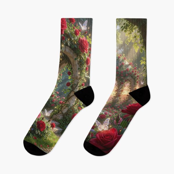 Item preview, Enchanted Rose Garden at Sunset designed and sold by CooksCreators.
