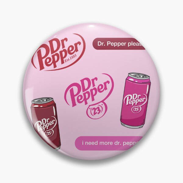 Item preview, Dr. Pepper Pack. Red and Pink Soda Can. I Need More Dr Pepper.  designed and sold by CoCoArt-Ua.