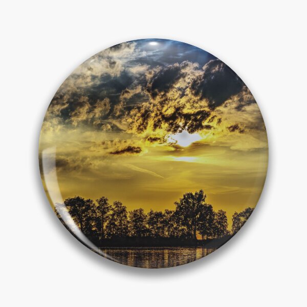 Item preview, Golden Sunset Reflections | Dramatic Sky Over Tranquil Lake | Nature Landscape Photography designed and sold by StyleForge Apparel.