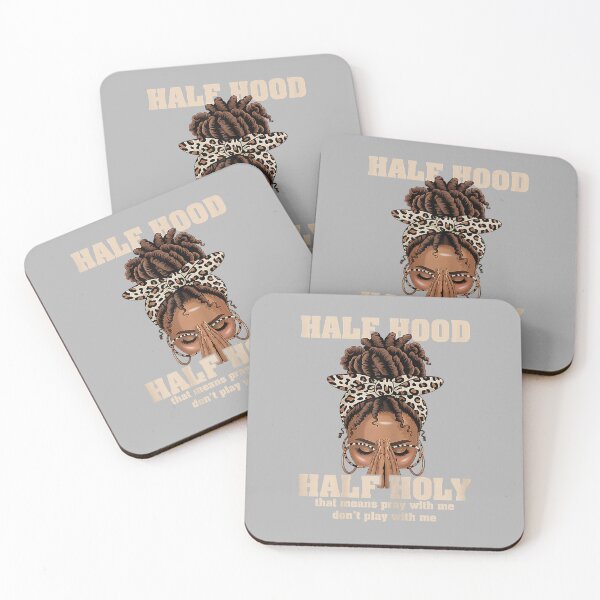Item preview, Half Hood Half Holy Pray Christian African Afro Black Women_2 designed and sold by ArleneRowe.