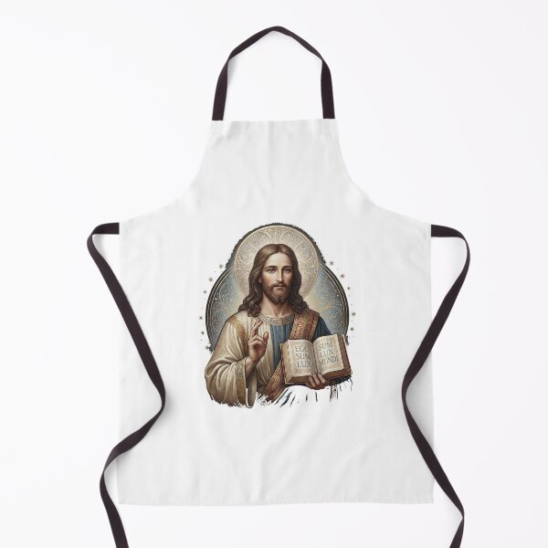 Item preview, Vintage Jesus Christ Ego Sum Lux Mundi designed and sold by SassyArtistry.