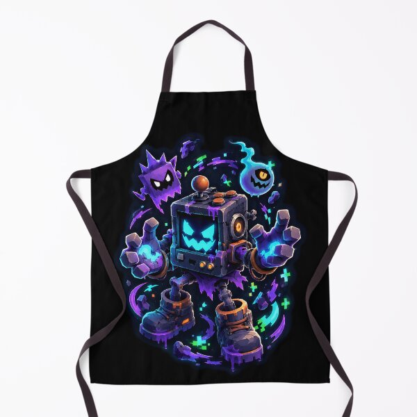 Item preview, Neon Arcade Monster Robot Gamer designed and sold by Horizon-Design.