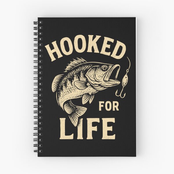 Item preview, Angler T-Shirt Hooked for Life – Fish on the hook designed and sold by Pineapple-Tree.