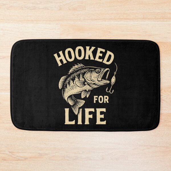 Item preview, Angler T-Shirt Hooked for Life – Fish on the hook designed and sold by Pineapple-Tree.