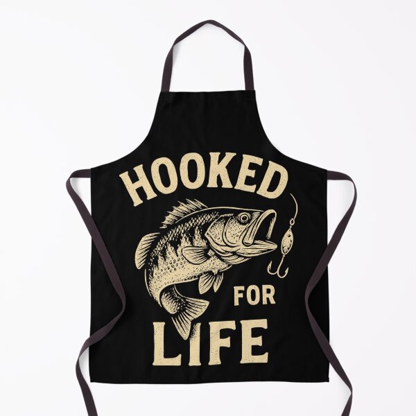 Item preview, Angler T-Shirt Hooked for Life – Fish on the hook designed and sold by Pineapple-Tree.