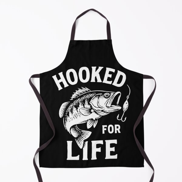 Item preview, Angler T-Shirt Hooked for Life – Fish on the hook designed and sold by Pineapple-Tree.