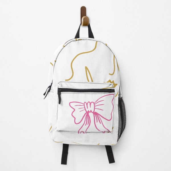 Item preview, Elegant Woman Face One Line Art with Pink Bow designed and sold by vibecraft_studio2.