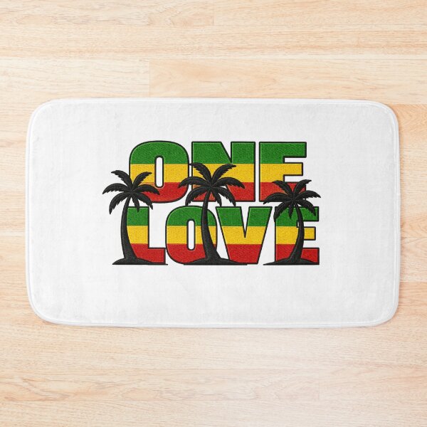 Item preview, One Love Rasta Palm Tree Design designed and sold by WearTheVibe Store.