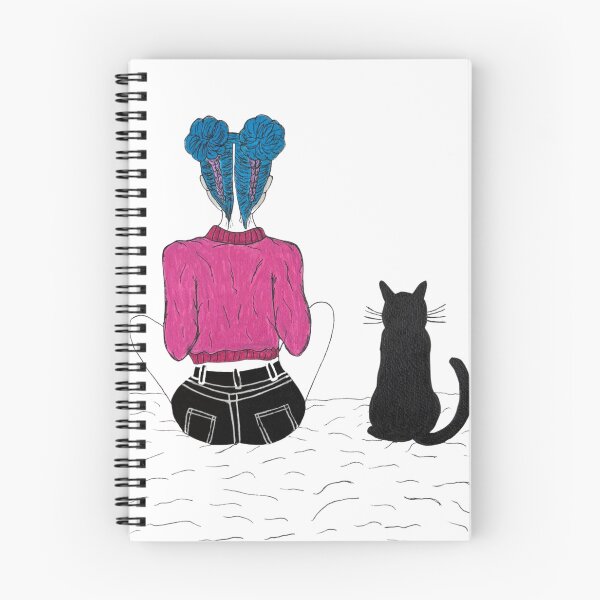 Item preview, GIRL WITH HER CAT designed and sold by KoriKaravokiri.