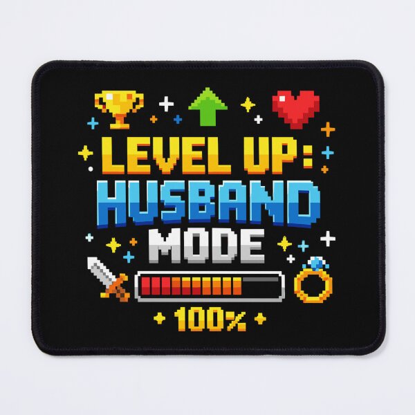 Item preview, Level Up Husband Fashion Gamer Husband Retro Stag Party designed and sold by Pineapple-Tree.