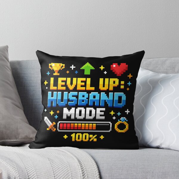 Item preview, Level Up Husband Fashion Gamer Husband Retro Stag Party designed and sold by Pineapple-Tree.
