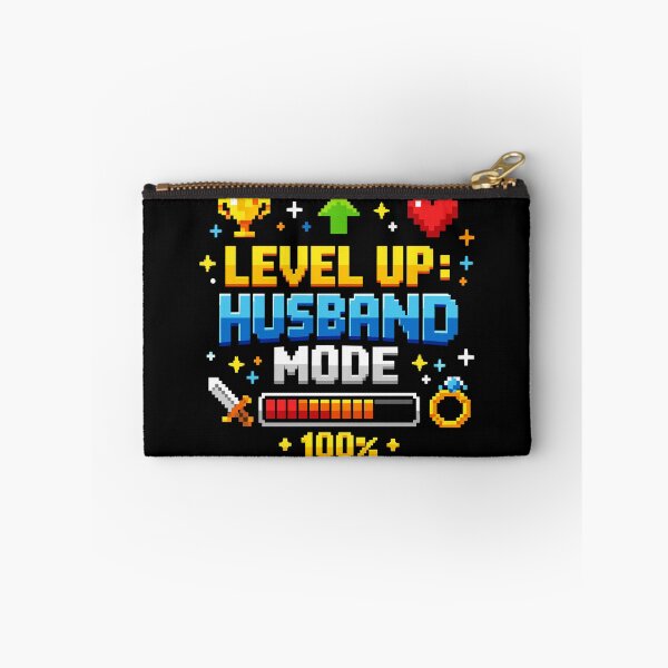 Item preview, Level Up Husband Fashion Gamer Husband Retro Stag Party designed and sold by Pineapple-Tree.