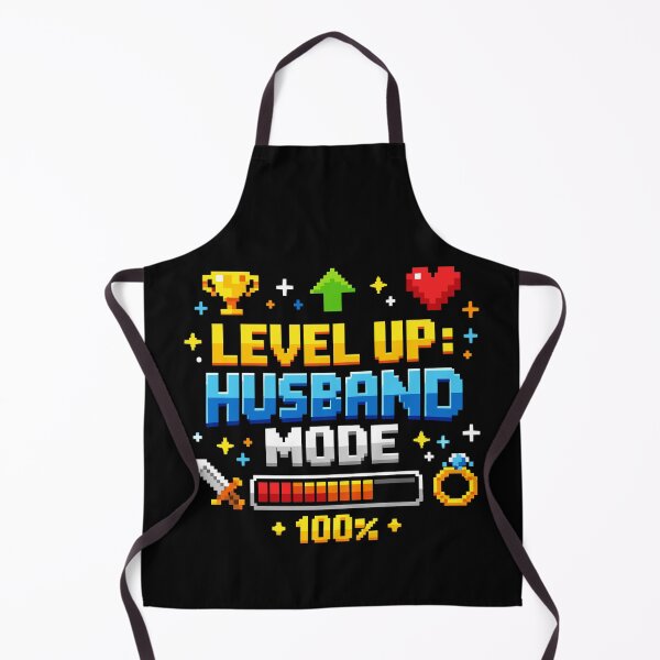 Item preview, Level Up Husband Fashion Gamer Husband Retro Stag Party designed and sold by Pineapple-Tree.