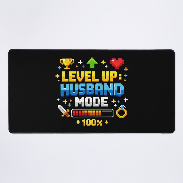 Item preview, Level Up Husband Fashion Gamer Husband Retro Stag Party designed and sold by Pineapple-Tree.