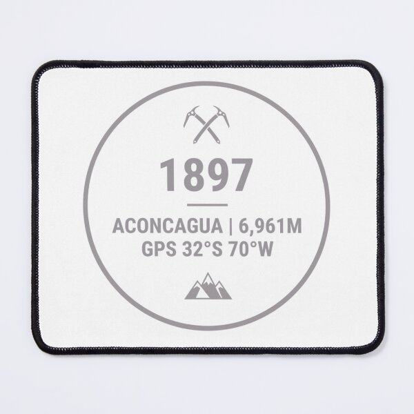 Item preview, Aconcagua 1897 Badge – Mountaineering Heritage Design designed and sold by GabeMountainArt.