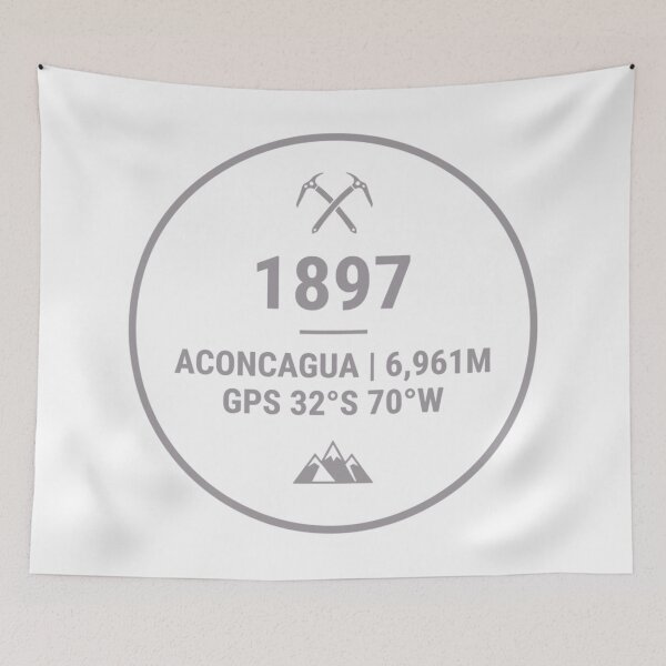 Item preview, Aconcagua 1897 Badge – Mountaineering Heritage Design designed and sold by GabeMountainArt.