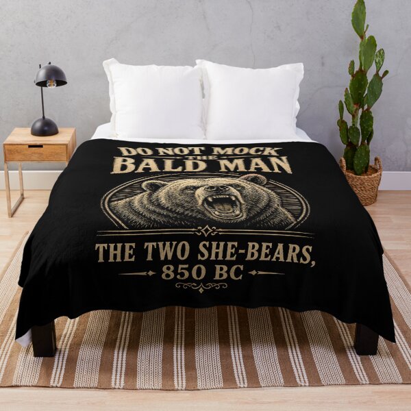 Item preview, Do Not Mock The Bald Man Two She Bears 850 BC designed and sold by CelidaBonde.