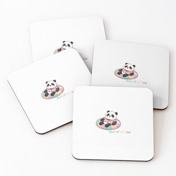 Item preview, Cute Panda Chilling – Kawaii Cartoon Illustration designed and sold by Halbeskilo.