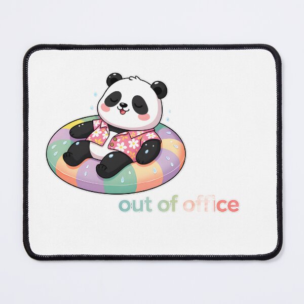 Item preview, Cute Panda Chilling – Kawaii Cartoon Illustration designed and sold by Halbeskilo.