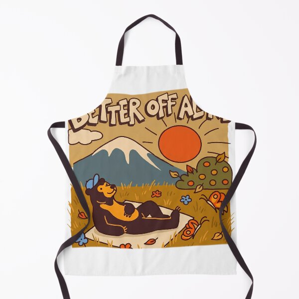 Item preview, Better Off Alone Mountain Bear Retro Aesthetic designed and sold by UTAUTI.