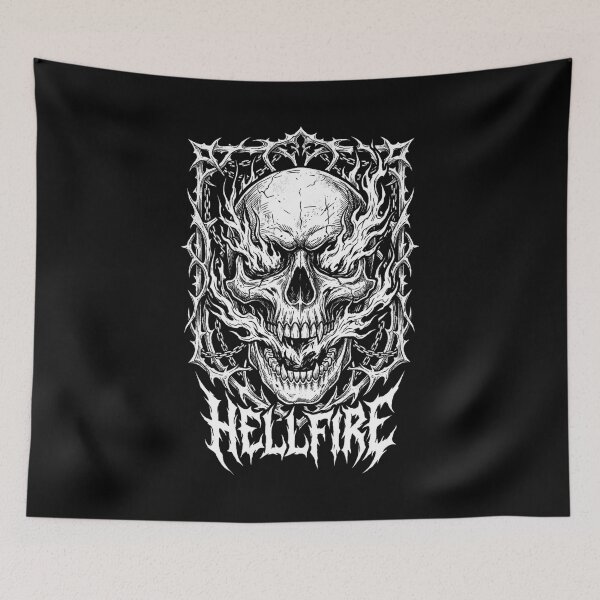 Item preview, HELLFIRE Skull designed and sold by BHP Studio.