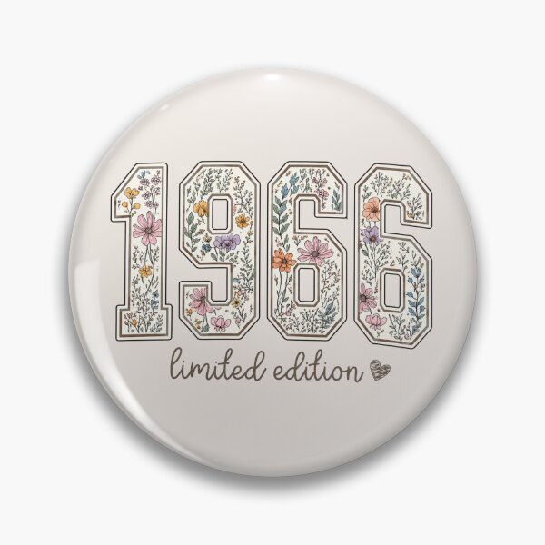 Item preview, 1966 Limited Edition, 60th Birthday Gift for Women, Wildflower Floral, Born in 1966, Turning 60 Gift designed and sold by Quiajia.