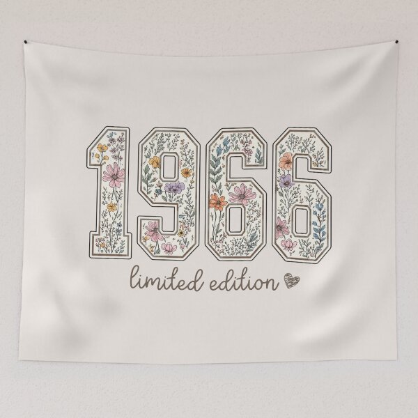 Item preview, 1966 Limited Edition, 60th Birthday Gift for Women, Wildflower Floral, Born in 1966, Turning 60 Gift designed and sold by Quiajia.