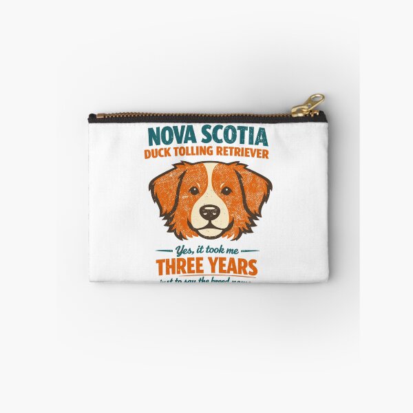 Item preview, Retro Nova Scotia Duck Tolling Retriever dog saying designed and sold by Pineapple-Tree.