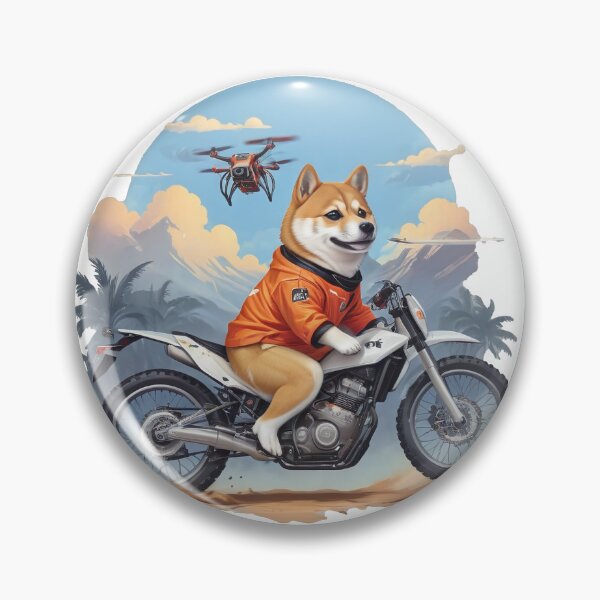 Item preview, Corgi on motorcycle designed and sold by tarkone.