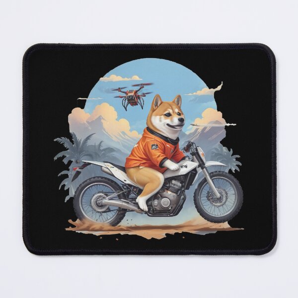 Item preview, Corgi on motorcycle designed and sold by tarkone.