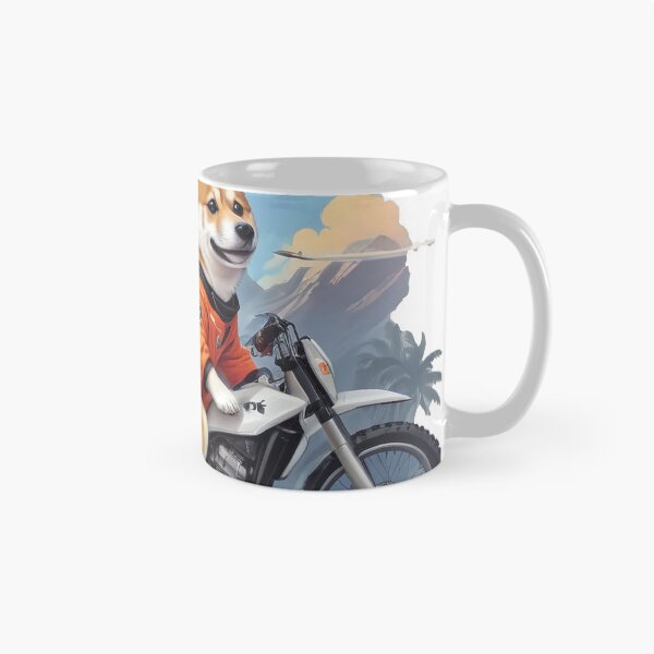 Item preview, Corgi on motorcycle designed and sold by tarkone.