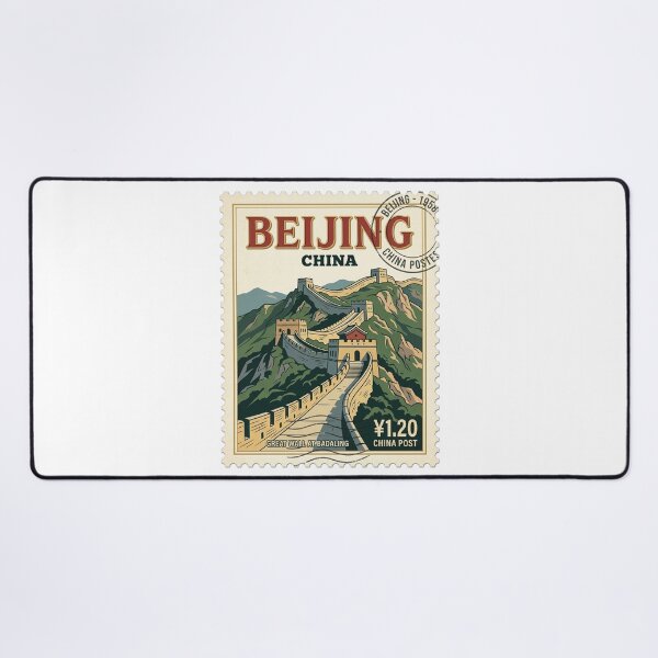 Item preview, Beijing Badaling Great Wall Vintage Travel Stamp designed and sold by k3rstman1.