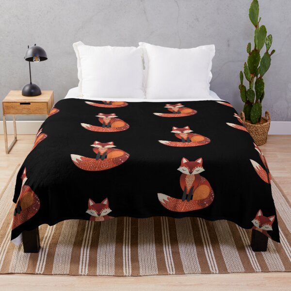 Item preview, Scandinavian Folk Art, Floral Fox designed and sold by xiao xuans.