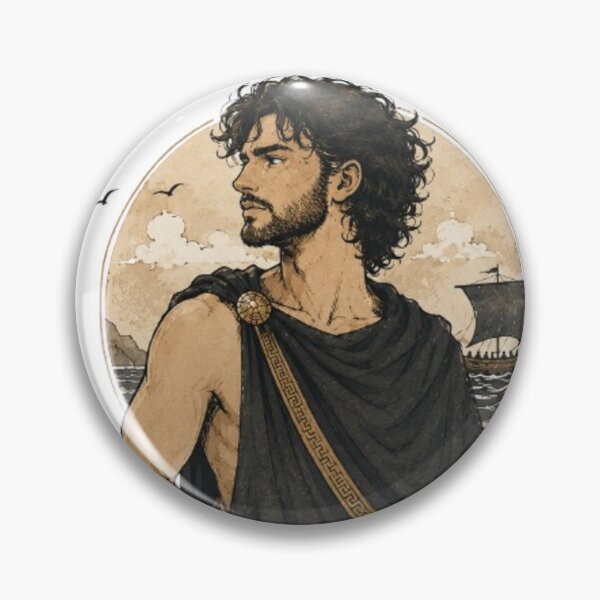 Item preview, Odysseus Vintage Greek Mythology Shirt | Moonwoven Archives No.001 designed and sold by Moonwoven Studio.