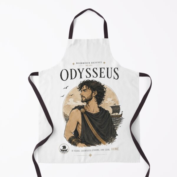 Item preview, Odysseus Vintage Greek Mythology Shirt | Moonwoven Archives No.001 designed and sold by Moonwoven Studio.