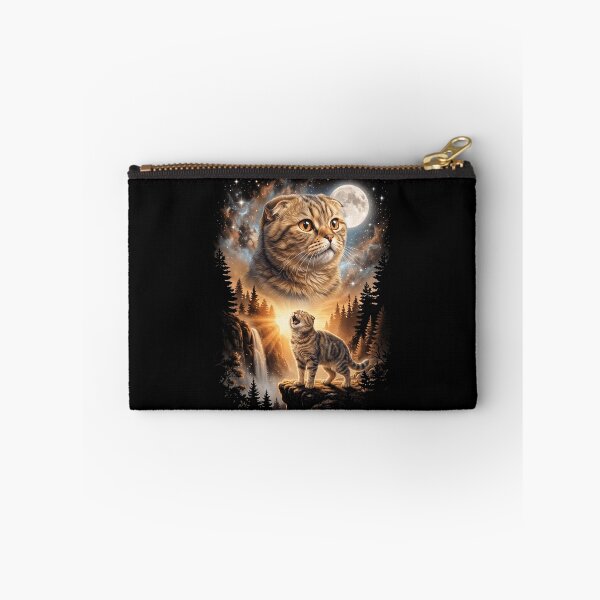 Item preview, Scottish Fold Howling Moon Art Cat Mom Dad Lover designed and sold by dian-rody-crest.