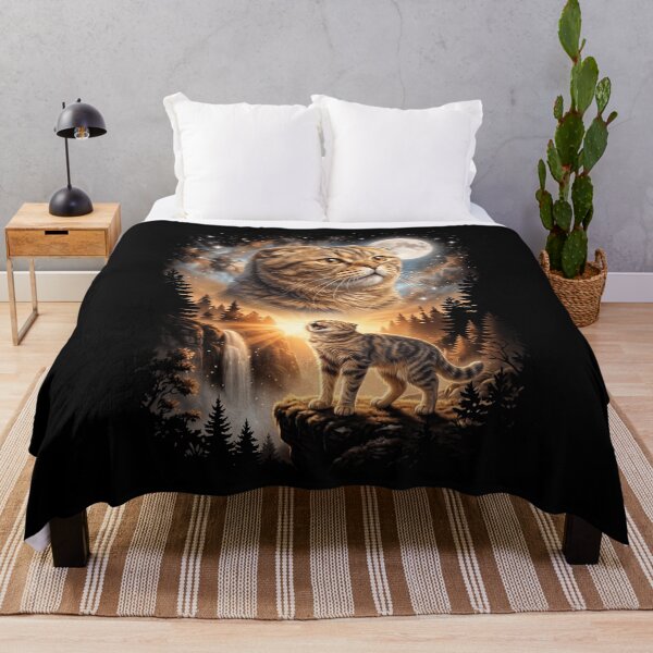 Item preview, Scottish Fold Howling Moon Art Cat Mom Dad Lover designed and sold by dian-rody-crest.