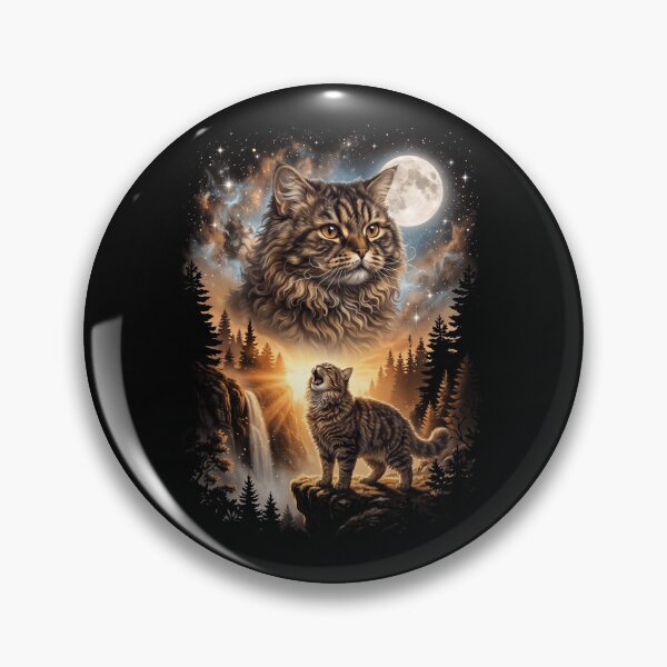 Item preview, Selkirk Rex Howling Moon Art Cat Mom Dad Lover designed and sold by dian-rody-crest.