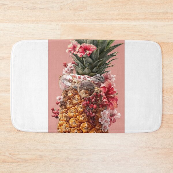 Item preview, Pineapple Tropical Fruits and Flowers designed and sold by Grafititee.
