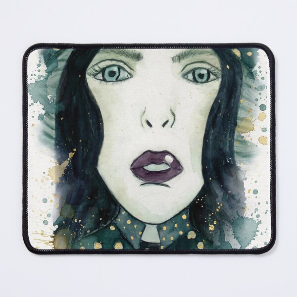 Item preview, Cosmic Empress - Galaxy Coven | Watercolor Impasto Portrait designed and sold by Sylwka447.