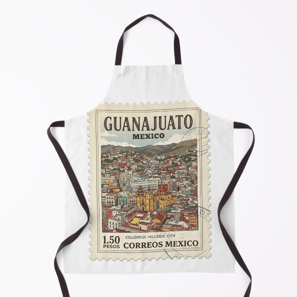 Item preview, Guanajuato Mexico Vintage Travel Stamp Hillside City designed and sold by k3rstman1.