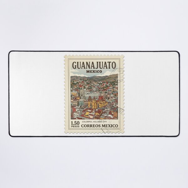 Item preview, Guanajuato Mexico Vintage Travel Stamp Hillside City designed and sold by k3rstman1.