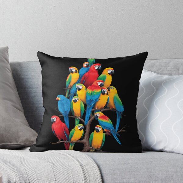 Item preview, Colorful Parrot Christmas Tree - Tropical Holiday Design designed and sold by thaiando.